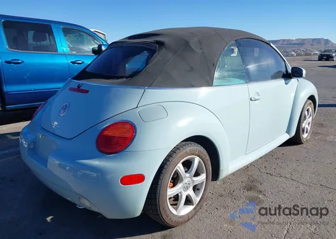 2004 Volkswagen New Beetle Gls 1.8T z USA, uszkodzony, nr VIN 3VWCD21Y64M303432